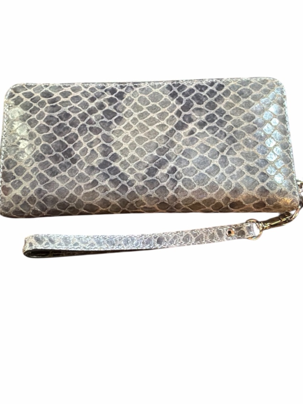 ✨ Michael Kors Cynthia Snakeskin Embossed Satchel & Matching Wallet Set ✨ - Picture 9 of 11